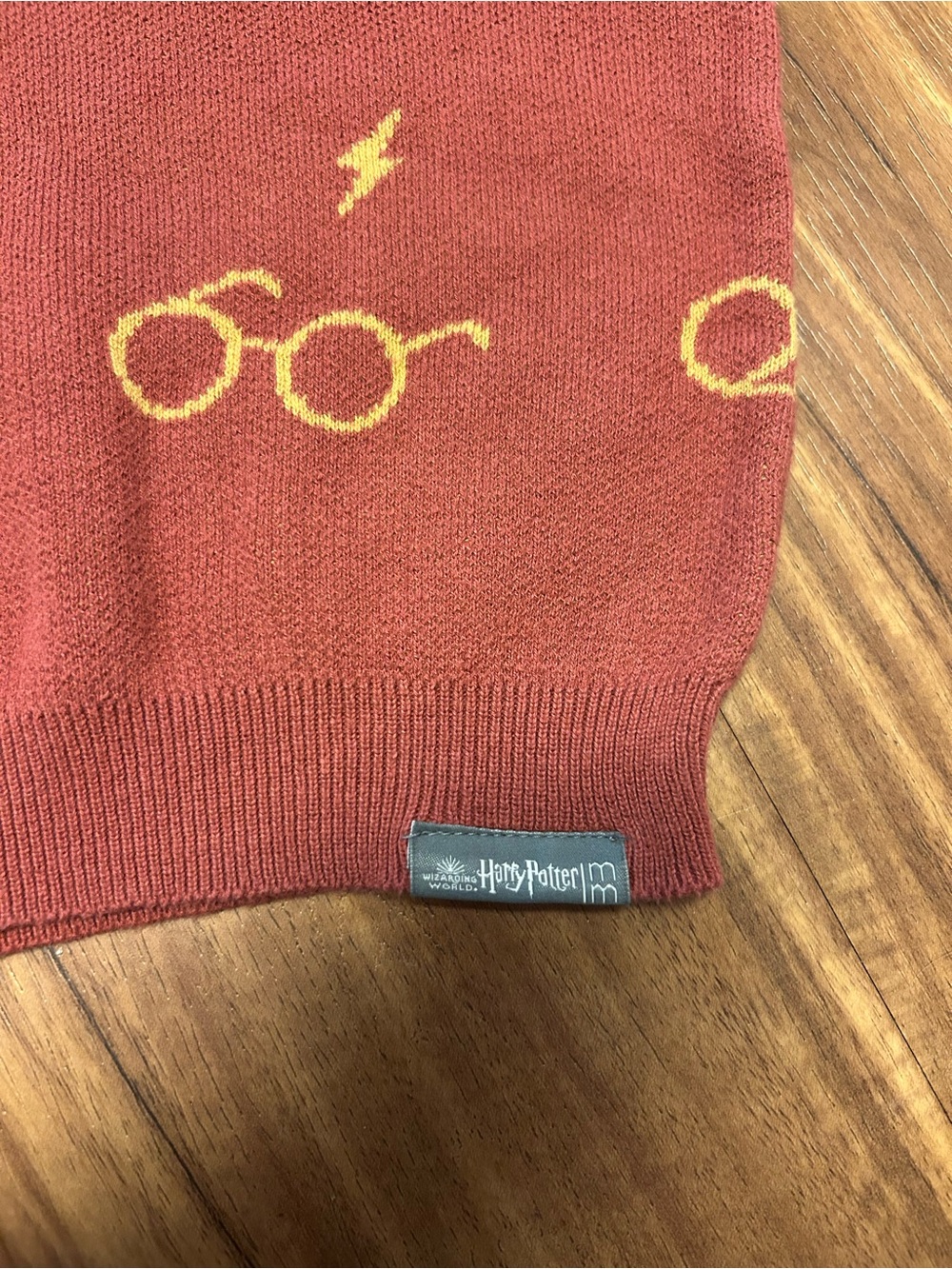 Harry Potter Toddler Knit Sweater 2t Hoodie Round Glasses - Picture 2 of 7